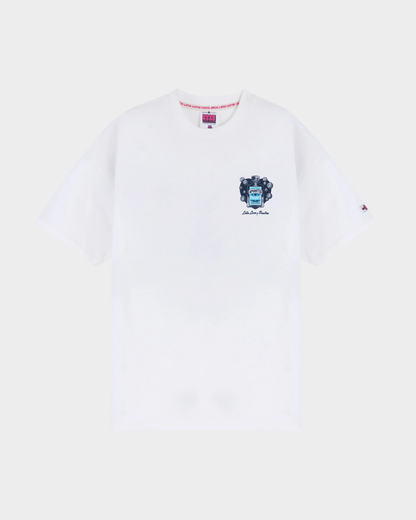 CAMISETA AMANTES ABUNDANTES CREMA OVERSIZED