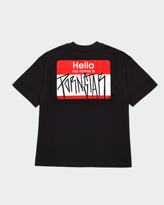 P*RNSTAR BLACK T-SHIRT
