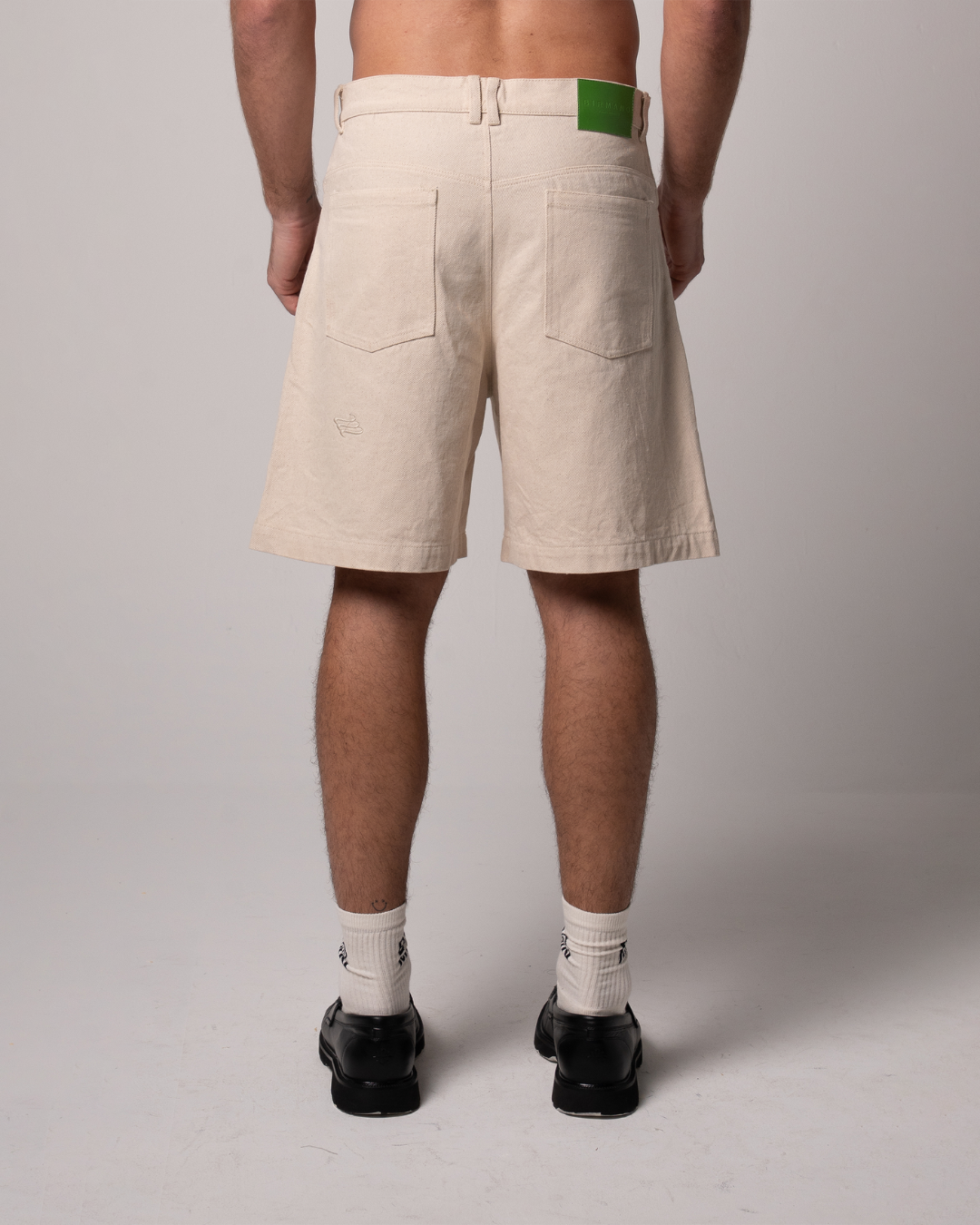 NATIVE CREAM DENIM SHORT