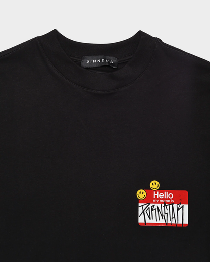 P*RNSTAR BLACK T-SHIRT