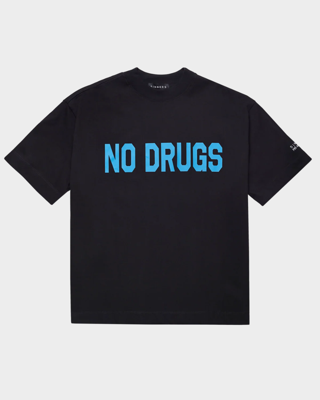 NO DRUGS BLACK T-SHIRT