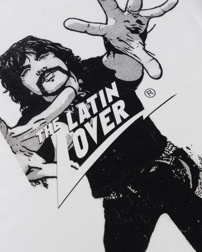 CAMISETA AMANTE LATINO CREMA OVERSIZED