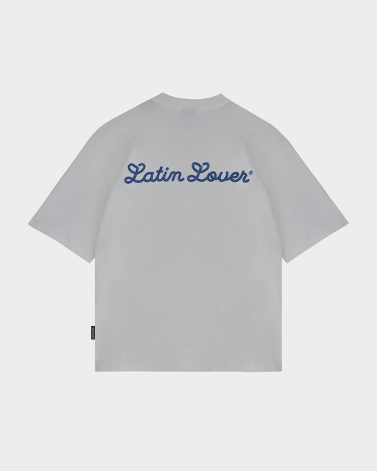 CAMISETA LL BORDADO GRIS OVERSIZED