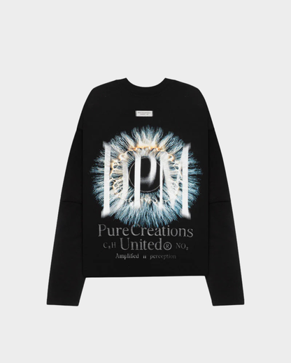 DOPAMINE BLACK LONG SLEEVE T-SHIRT