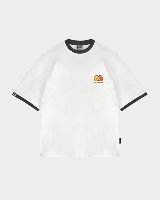 CAMISETA BIENESTAR Y OCIO CREMA CHOCOLATE