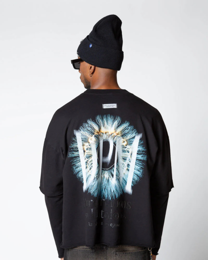 DOPAMINE BLACK LONG SLEEVE T-SHIRT