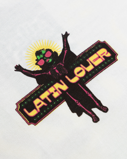 CAMISETA SIEMPRE DIVINO CREMA OVERSIZED