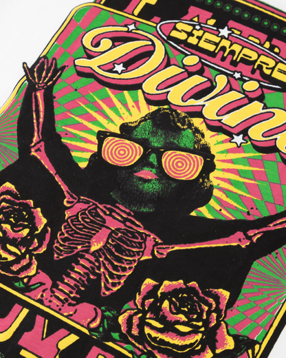 CAMISETA SIEMPRE DIVINO CREMA OVERSIZED