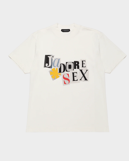 J'ADORE SEX CREME T-SHIRT