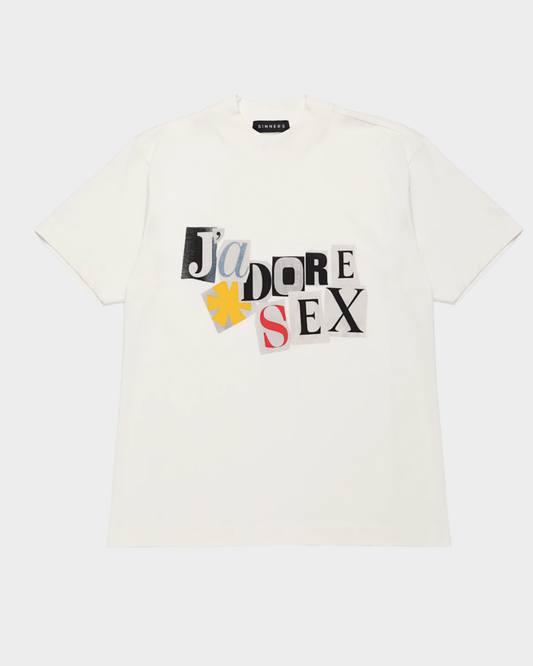 J'ADORE SEX CREME T-SHIRT
