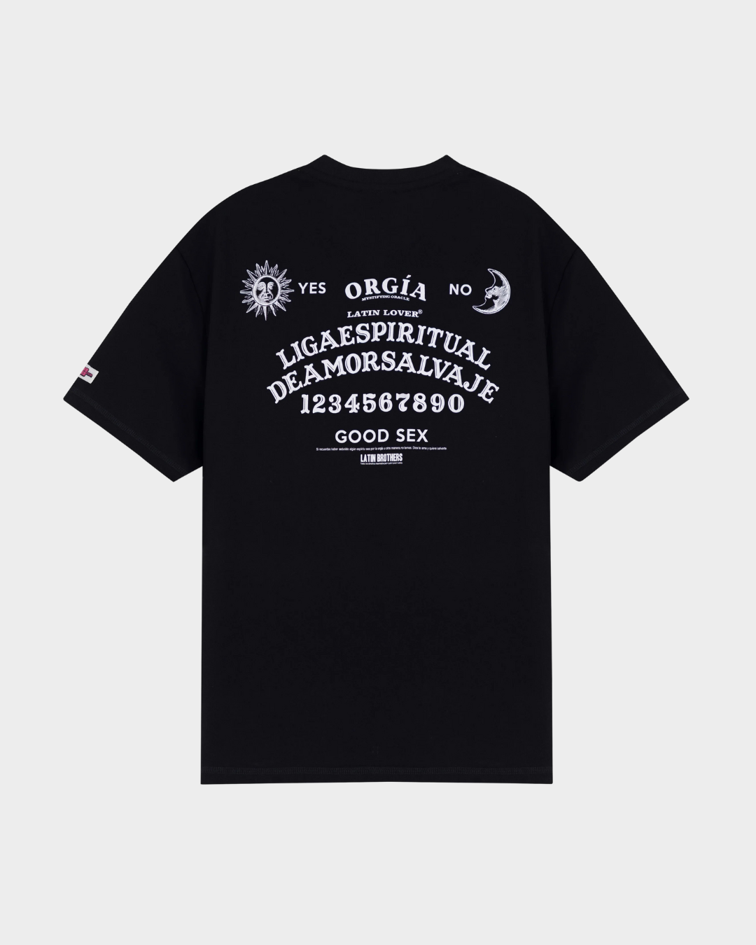 CAMISETA ORGIA NEGRO OVERSIZED