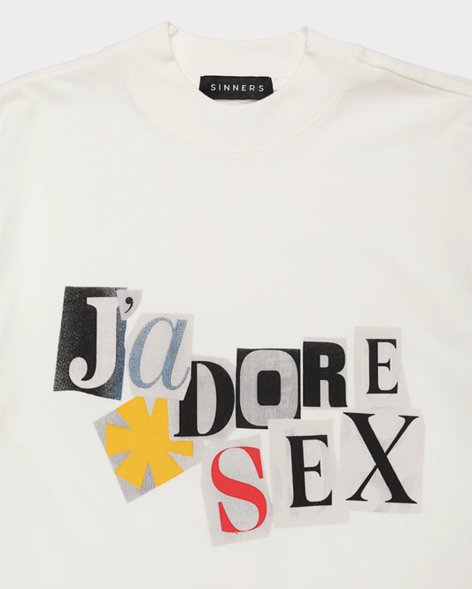 J'ADORE SEX CREME T-SHIRT