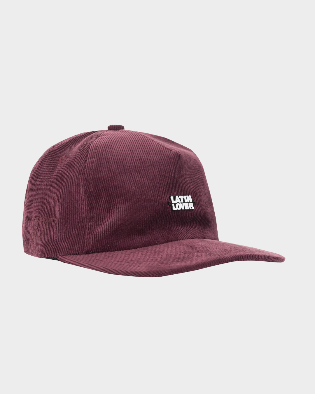 GORRA APLIQUE CORDUROY VINO