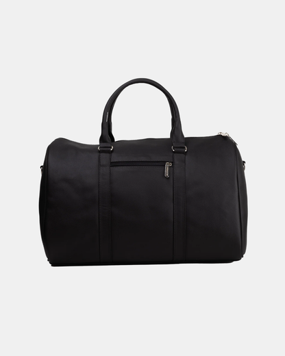 BLACK DUFFEL BAG