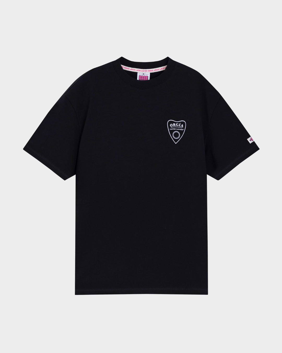 CAMISETA ORGIA NEGRO OVERSIZED