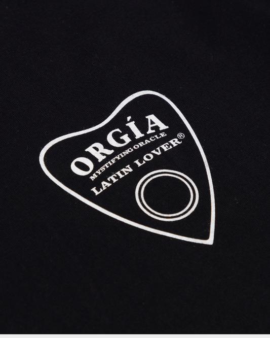 CAMISETA ORGIA NEGRO OVERSIZED