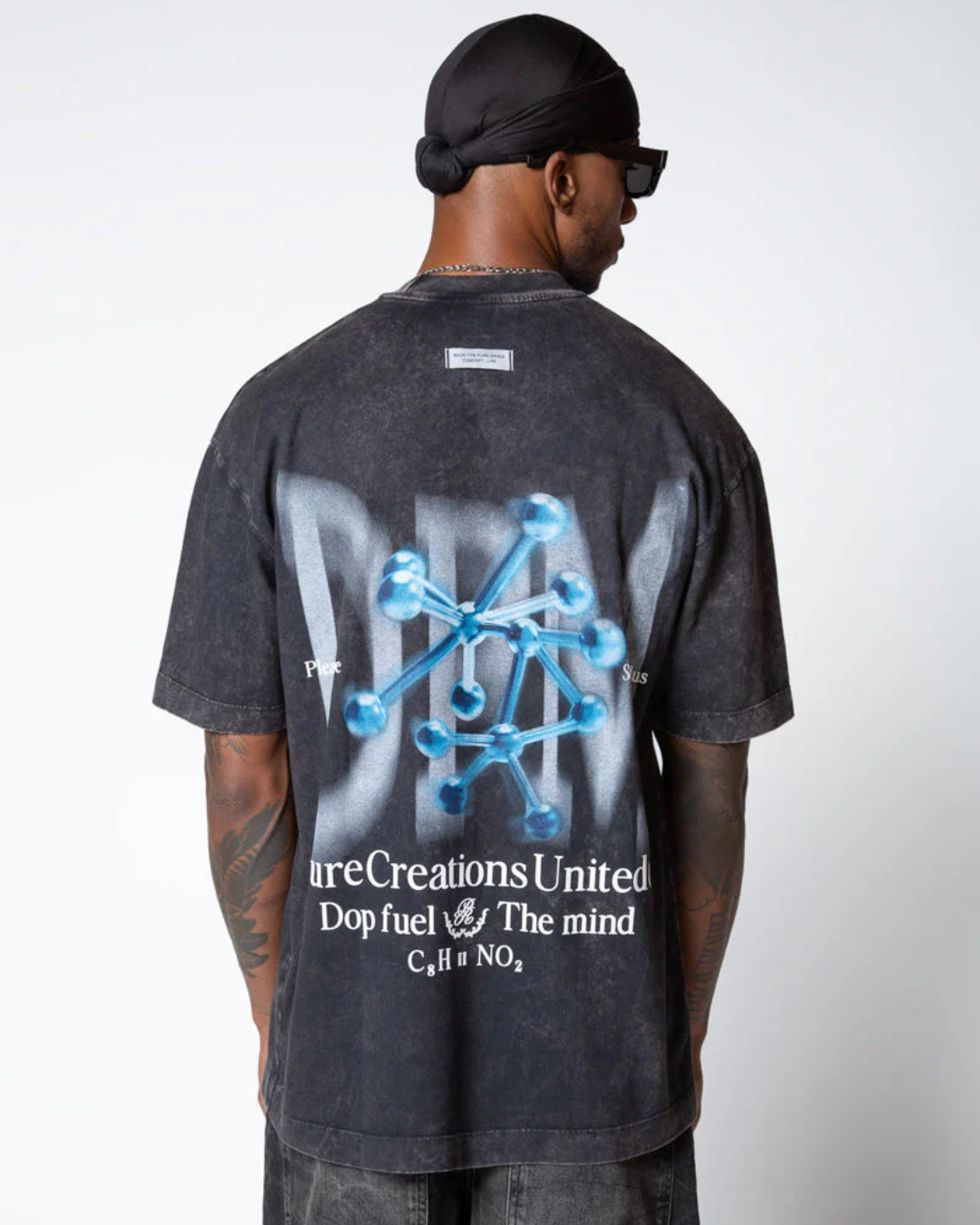 DOPAMINE BLACK MOLECULE T-SHIRT