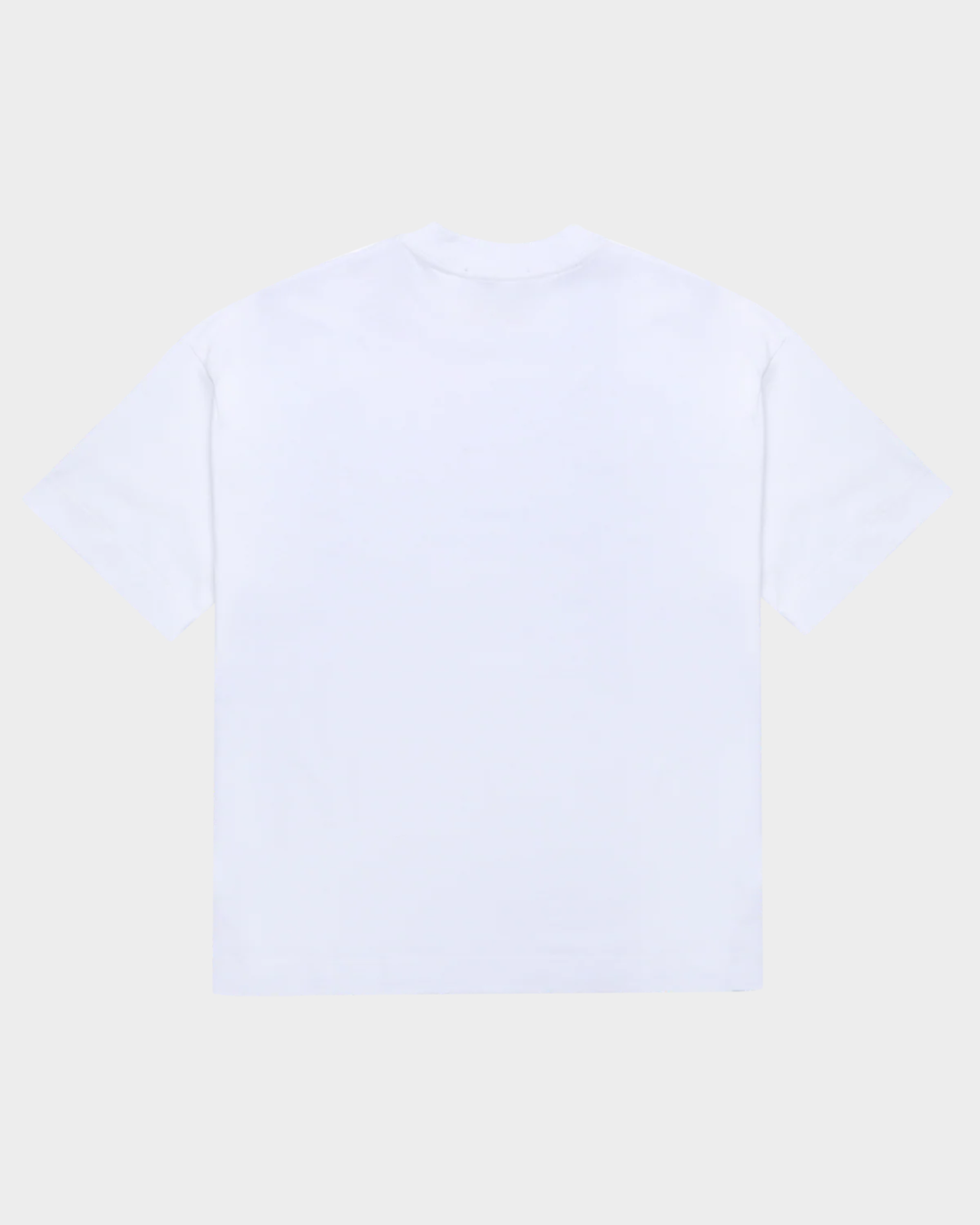 CENTER LOGO WHITE BOXY T-SHIRT
