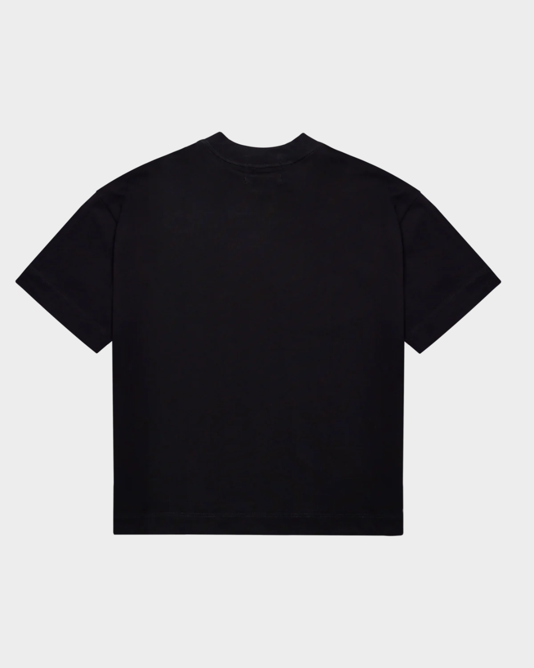 CENTER LOGO BLACK BOXY T-SHIRT