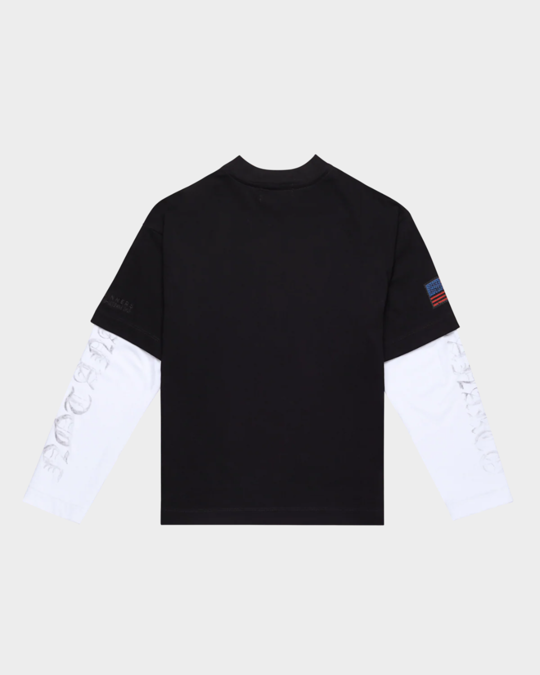 POLIZIA BLACK/WHITE DOUBLE SLEEVE