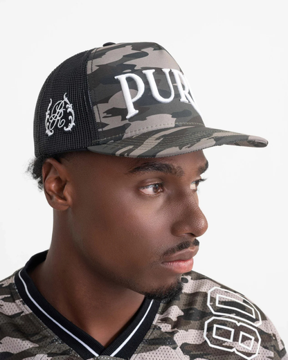 RUSTIC CAMOUFLAGED CAP