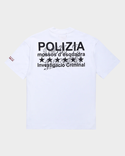POLIZIA WHITE T-SHIRT