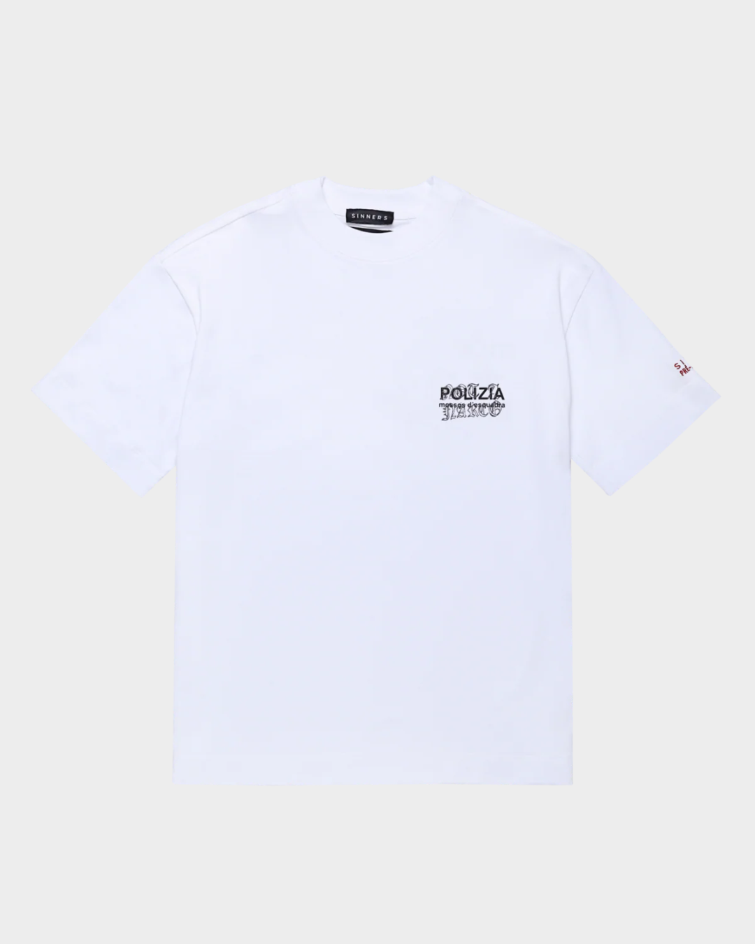 POLIZIA WHITE T-SHIRT