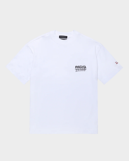 POLIZIA WHITE T-SHIRT