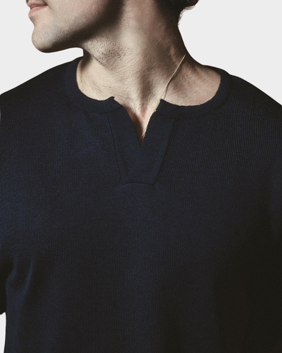 HENLEY SHIRT NAVY