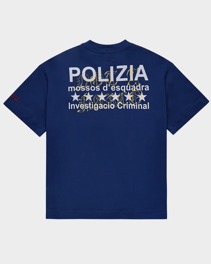 POLIZIA BLUE T-SHIRT