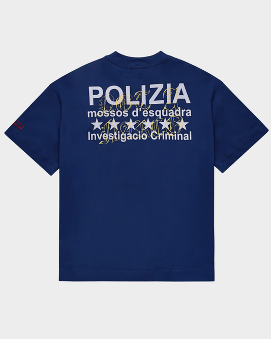 POLIZIA BLUE T-SHIRT