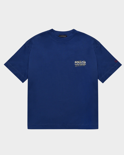 POLIZIA BLUE T-SHIRT