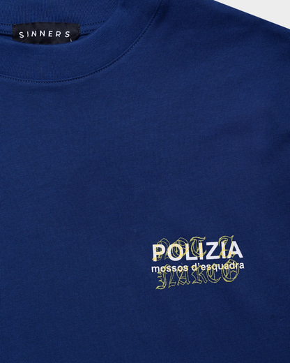POLIZIA BLUE T-SHIRT