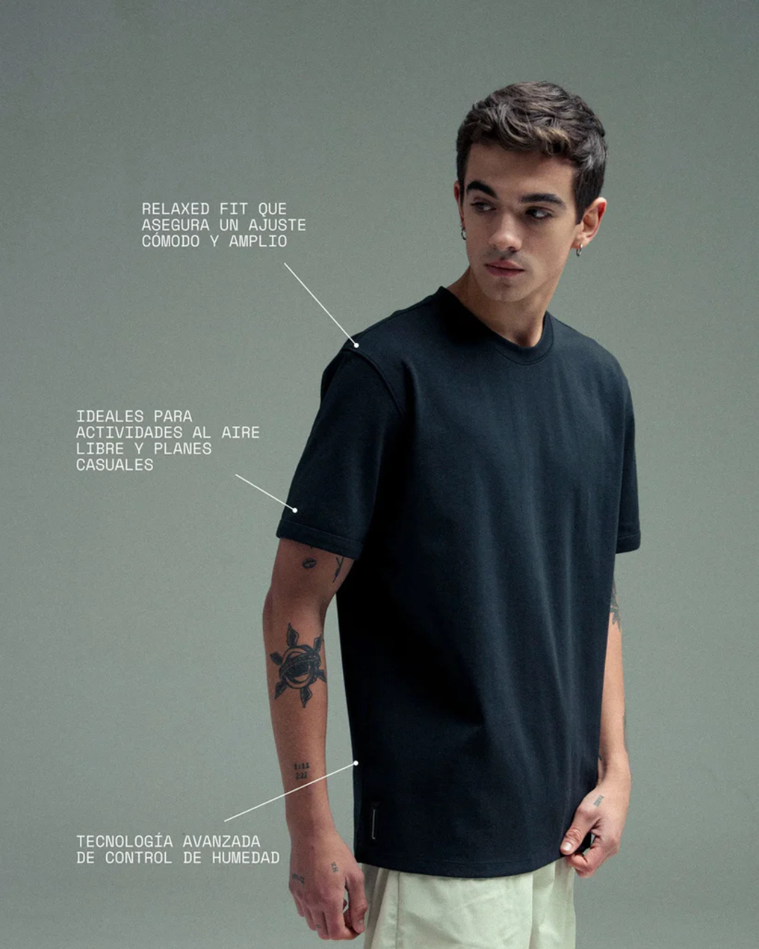 RELAX FIT CLING T-SHIRT