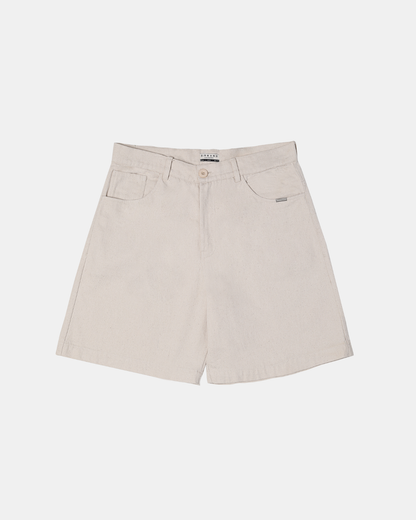 NATIVE CREAM DENIM SHORT