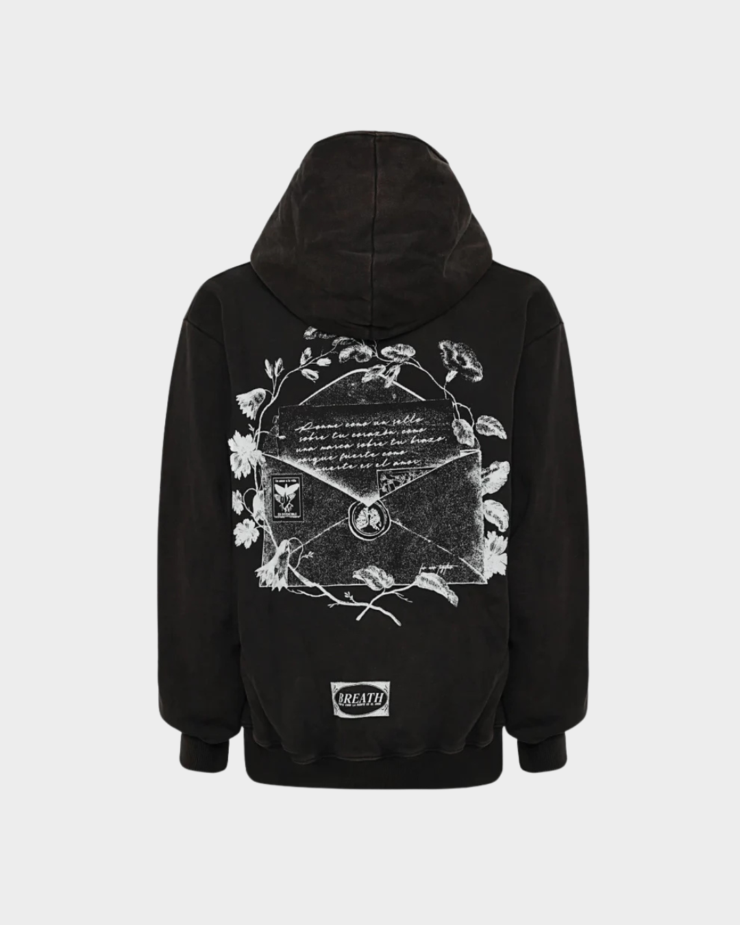HOODIE OLDFASHIONED VINTAGE BLACK