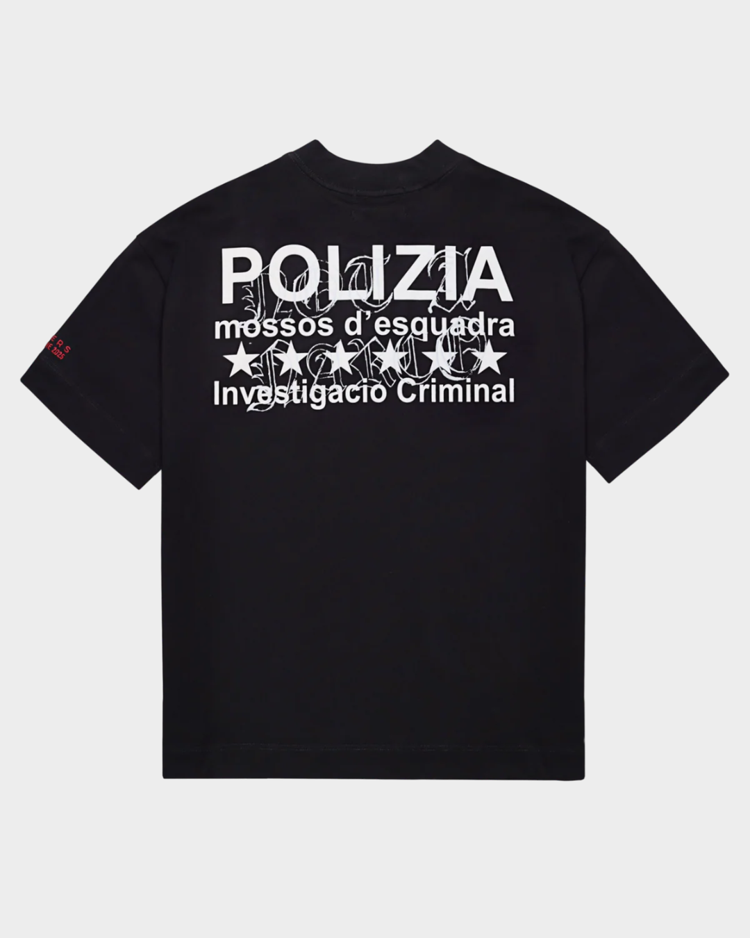 POLIZIA BLACK T-SHIRT