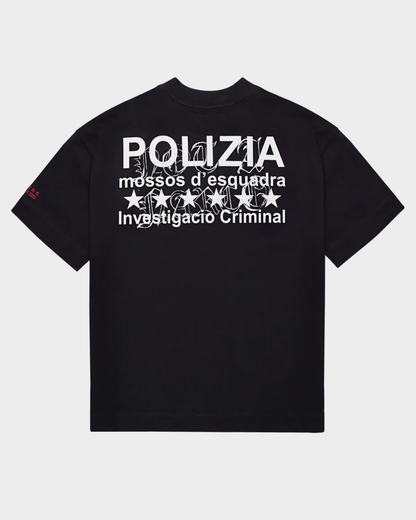 POLIZIA BLACK T-SHIRT