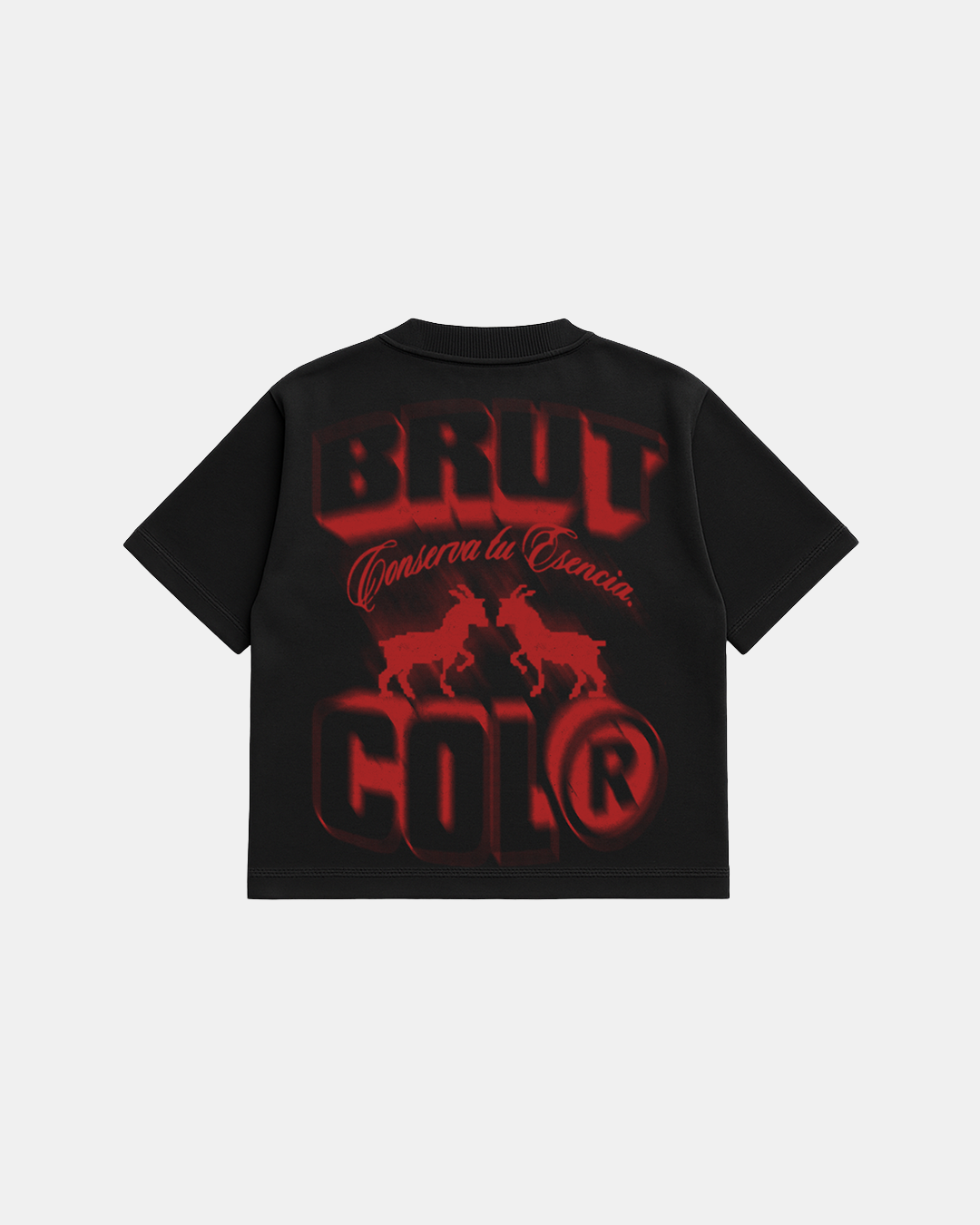 CAMISETA OVERSIZE CROPPED BRUTCOL® “CONSERVA TU ESENCIA” – EDICIÓN LIMITADA DROP 10