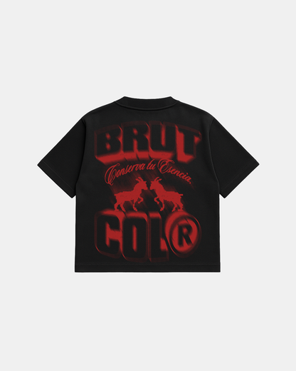CAMISETA OVERSIZE CROPPED BRUTCOL® “CONSERVA TU ESENCIA” – EDICIÓN LIMITADA DROP 10