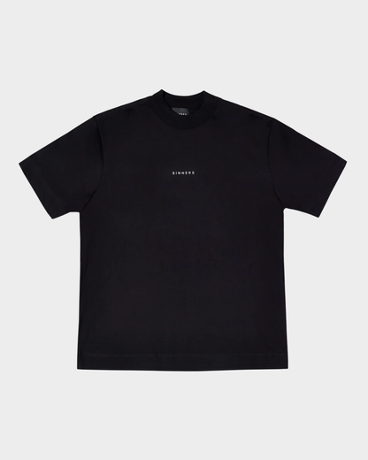 SINNERS LOGO BLACK T-SHIRT