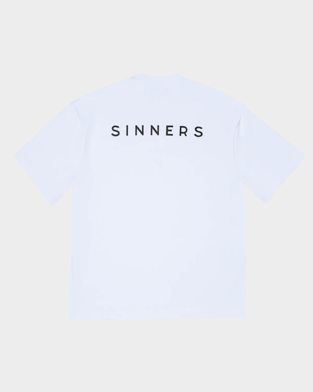 SINNERS LOGO WHITE T-SHIRT