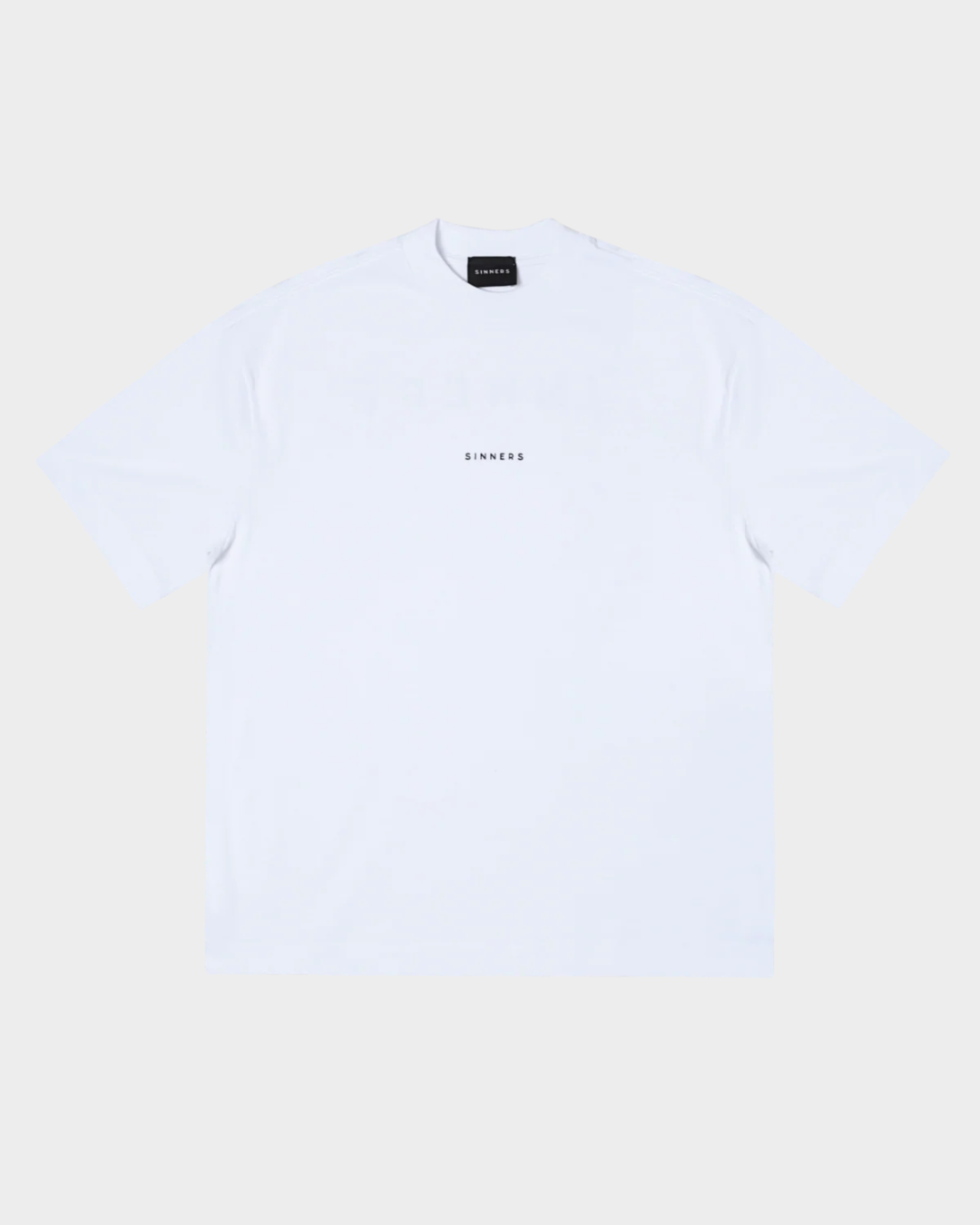 SINNERS LOGO WHITE T-SHIRT