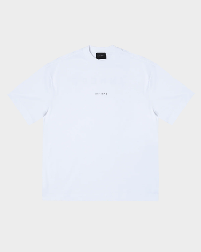 SINNERS LOGO WHITE T-SHIRT