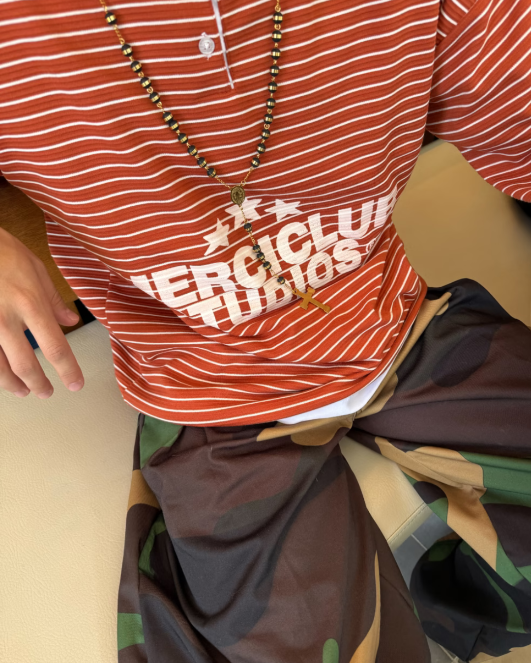 HOODIE POLO MERCI ROJO