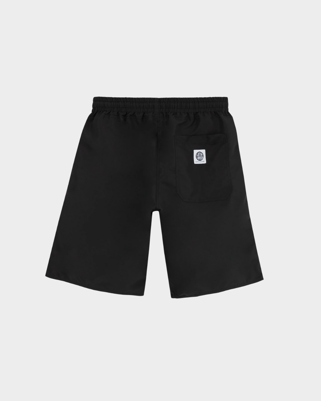 SHORT CAMPEONES EN EL AMOR NEGRO BLANCO