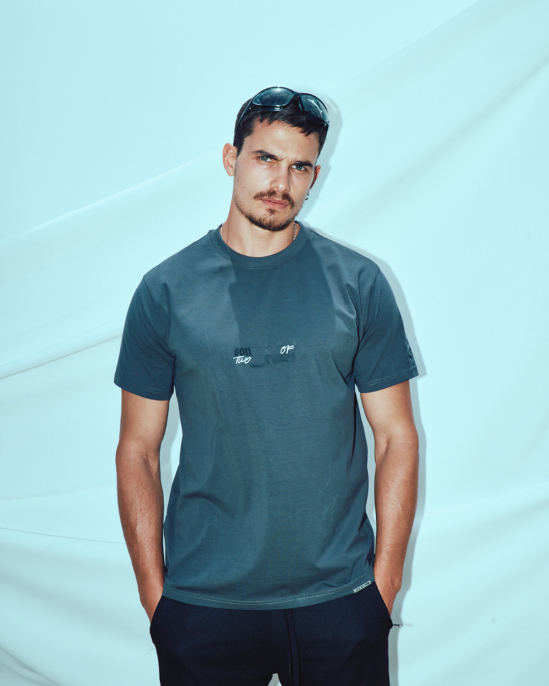 REGULAR FIT DARK GREY SON OF TWO TIMES
