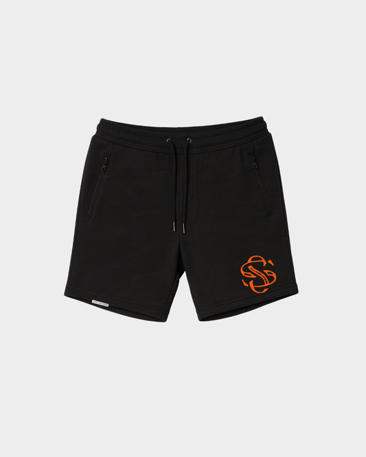 BLACK RACE SWEAT SHORT