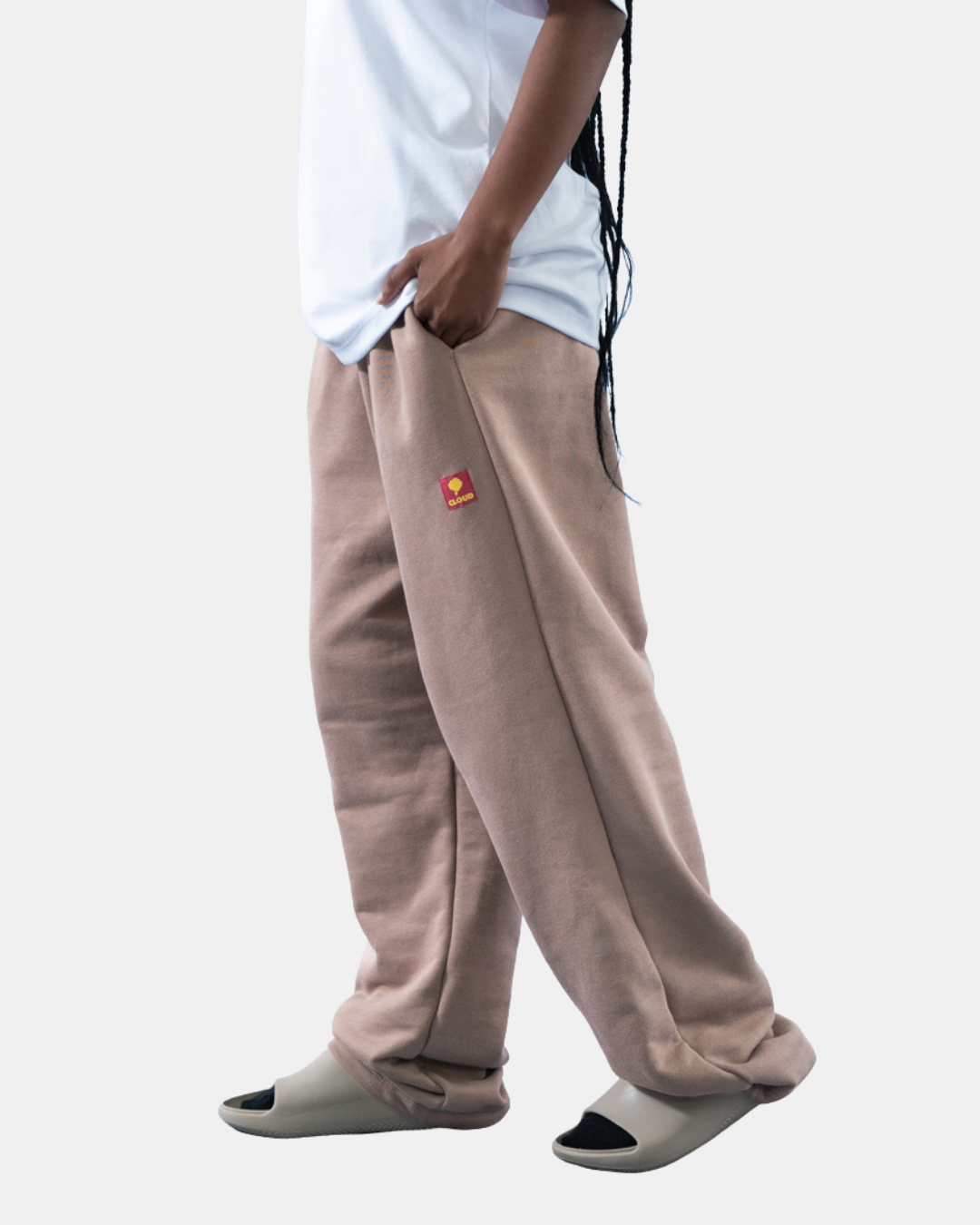 JOGGER MOCCA WIDE LEG