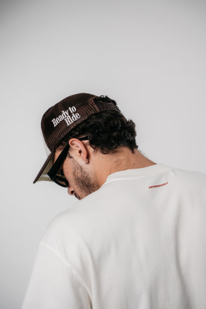 CAMISETA GASOLINE - BLANCO HUESO